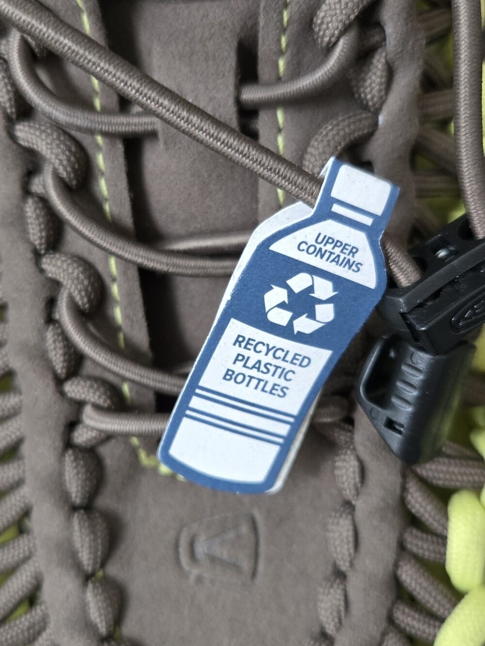 KEEN Paired With Streetware Brand Metallwood Brown and Lime Green Hybrid Sandals - Picture 4 of 10